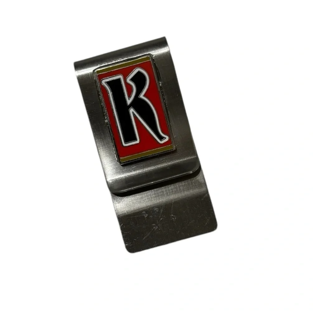 Ketel One Vodka Metal Money clip silver Red Logo Advertising